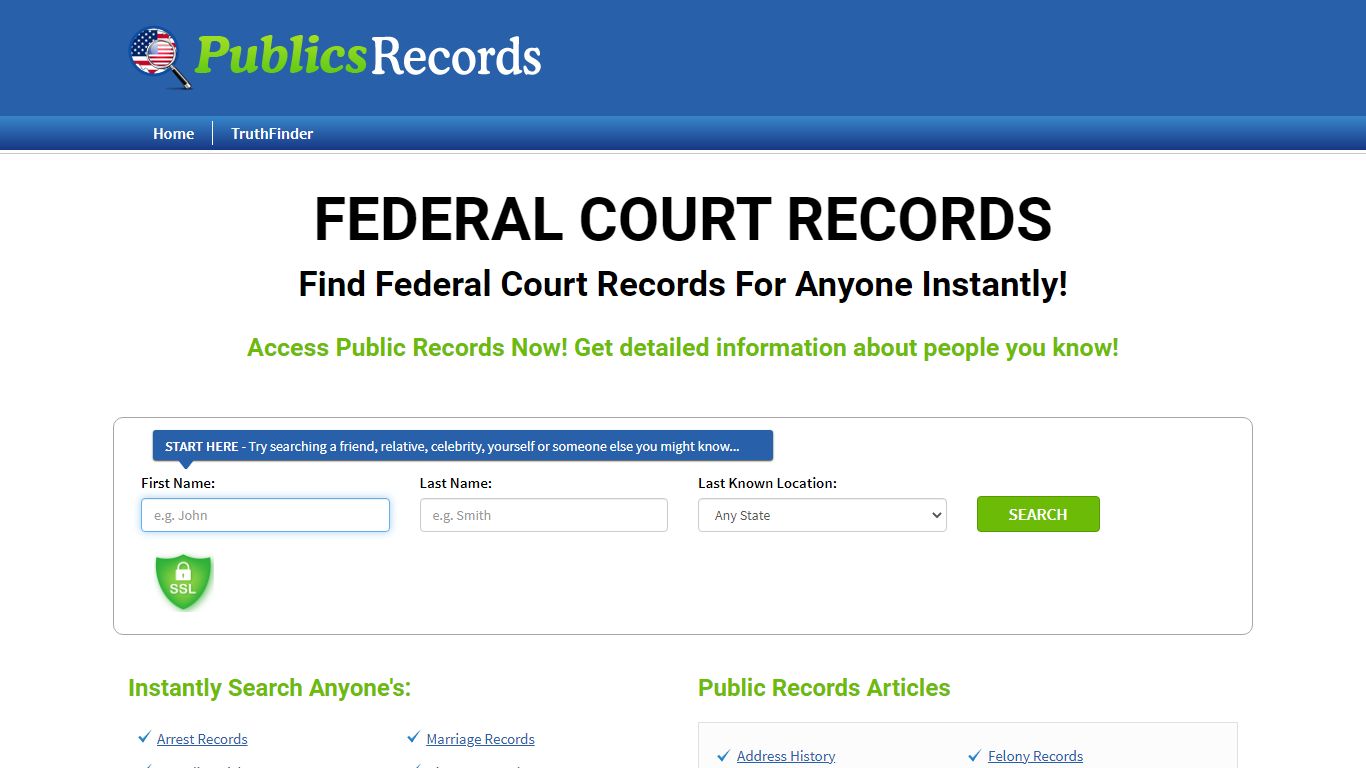 Find Federal Court Records For Anyone